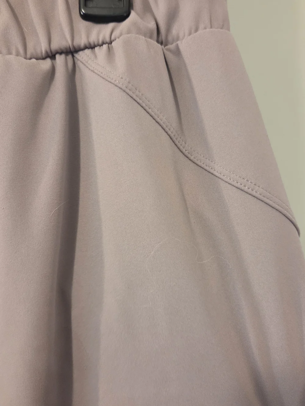 TWO PAIR OF Black & Lavender Women's Drawstring Track Pants - Picture 7 of 9